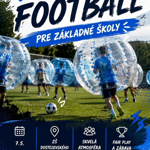 Bubble Football pre základné školy